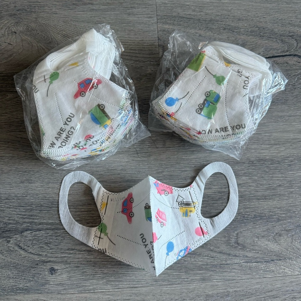 Vehicle Print Disposable Face Masks (50pcs)